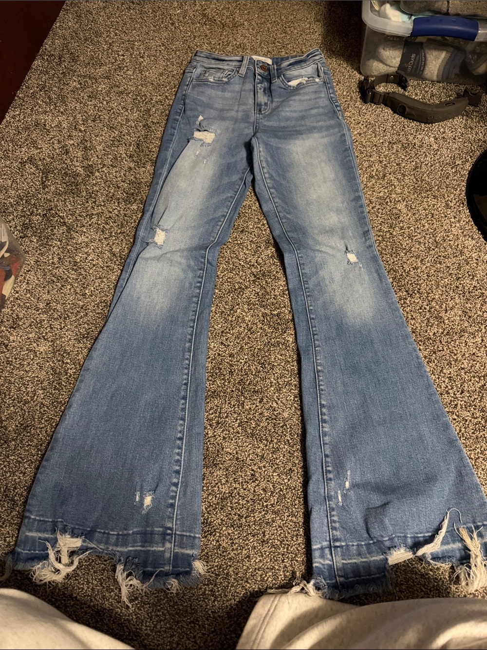 Vervet Distressed Flare Jeans - Women